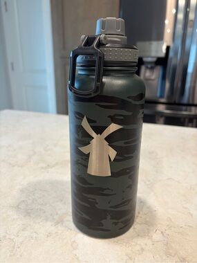 Dutch Bros Camo Insulated Stainless Steel Water Bottle - 32 oz
